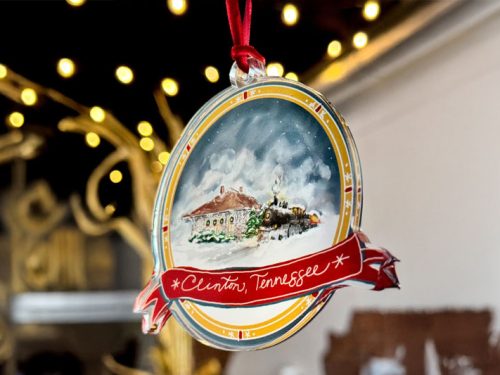 Clinton Christmas Ornament